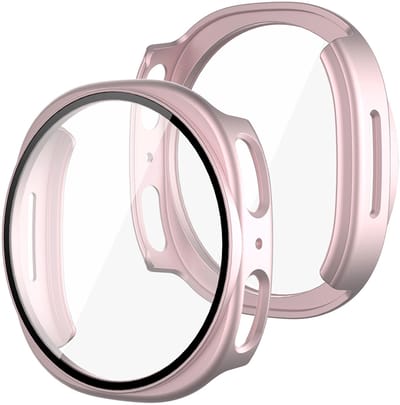 Stravo Screen protector case voor Samsung Galaxy Watch 9 40mm / Watch 8 40mm – Full Cover Hard Case / Beschermend Hoesje – Roségoud – screenprotectors
