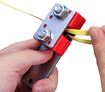 Bandspanner Gereedschap - Omsnoeringsstrip - Pakketten Verpakken - Ergonomische Handgreep - 9.5 x 2 cm - Enkele Attribuut