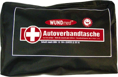 Wundmed  44-delige Auto verbanddoos - EHBO set in etui - zwart