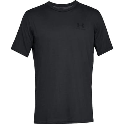 Under Armour Heren Sportstyle Borstlogo T-Shirt (Zwart)