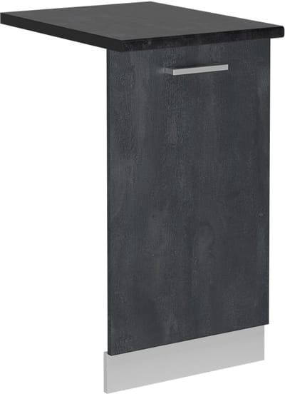 Vicco R-Line Vaatwasserfrontpaneel – 45 cm, WB Antraciet Zwart beton