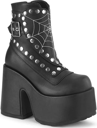 DemoniaCult - CAMEL-70 Plateau Laarzen - US 6 - 36 Shoes - Zwart