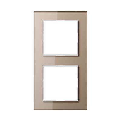 Jung A-Creation Dubbele Glazen Afdekking Frame Champagne - AC582GLCH