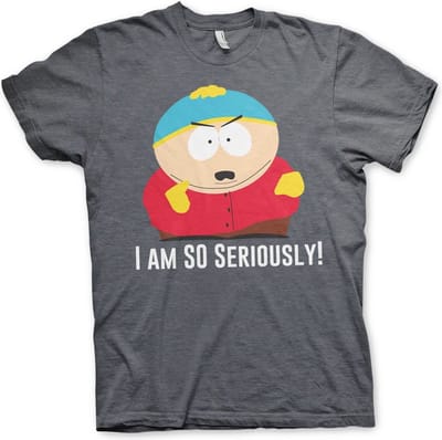 South Park Eric Cartman I Am So Seriously T-shirt Dark-Heather