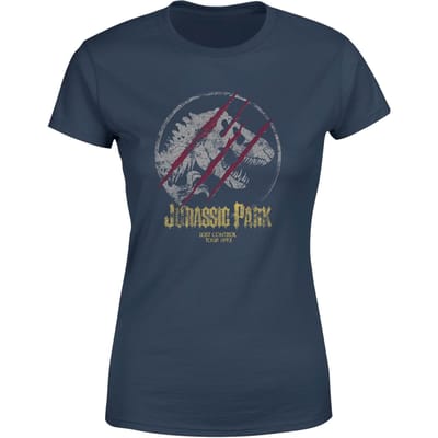 Jurassic Park Lost Control Women's T-Shirt - Navy - XS