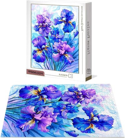 Bloemenpuzzel 2000 stukjes - Jigsaw puzzel Houten puzzel - Ontspanning en Plezier - Gelabelde achterkant - 100 x 70 cm