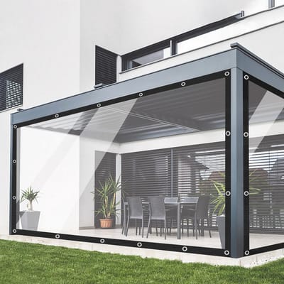 Transparant Afdekzeil 2 x 3 m met Ringen - Waterdichte Bescherming voor Buiten