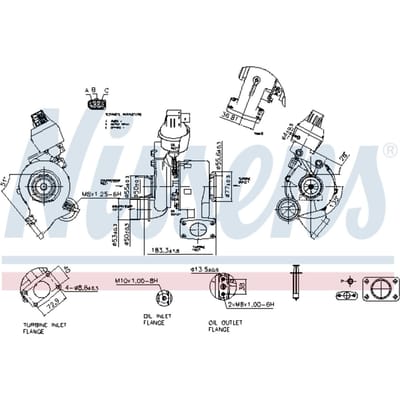 Supercharger, drukvulling NISSENS 93455