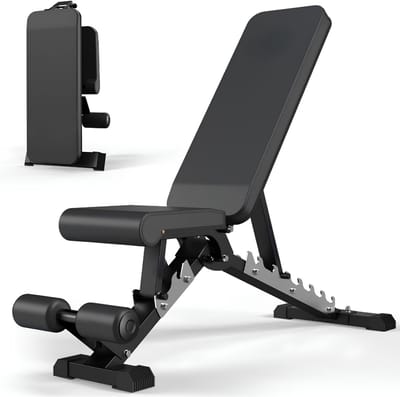 JCP® Fitnessbank - Gewichtsgrens 360kg - Halterbank - Fitness Bank - Zwart - 145cm x 40cm x 120cm
