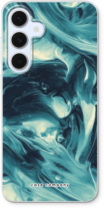 Case Company® - Hoesje geschikt voor Samsung Galaxy S24 FE hoesje - Dreaming About Whales - Soft Cover Telefoonhoesje - Bescherming aan alle Kanten en Schermrand