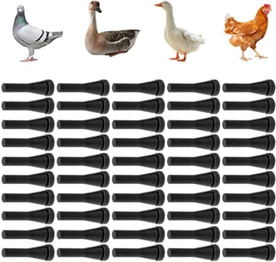Pluimvee Plukken Vingers - Rubber Ontharing Stok voor Kippen - Kip Plukker Machine - Verwijdering van Veren - Geschikt voor Kippen, Eenden & Kwartels