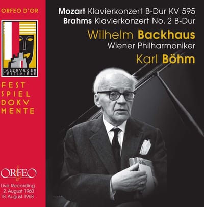 Wilhelm Backhaus, Wiener Philharmoniker, Karl Böhm - Mozart: Klavierkonzert No. 27 B-Dur KV 595 | Brahms: Klavierkonzert No. 2 B-Dur Op. 83 (CD) (Remastered)