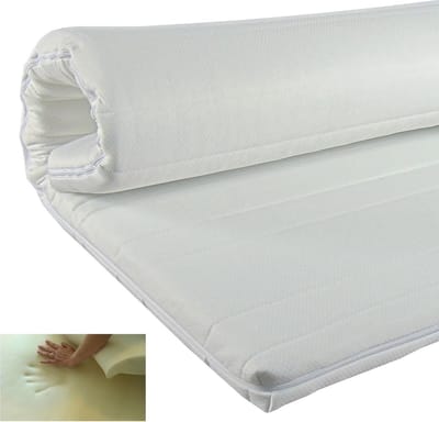 Slaaploods.nl Topdekmatras - Traagschuim Comfort - 70x190 cm - Dikte 8 cm