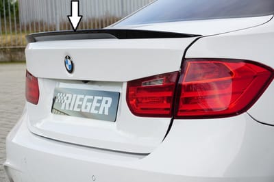 RIEGER - BMW F30 F31 F80 3 SERIES & M3 - CARBON M PERFORMANCE SPOILER LIP
