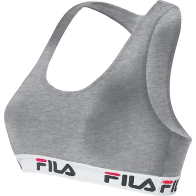 Fila - Woman Bra Elastic Band - Dames Ondergoed - L - Grijs