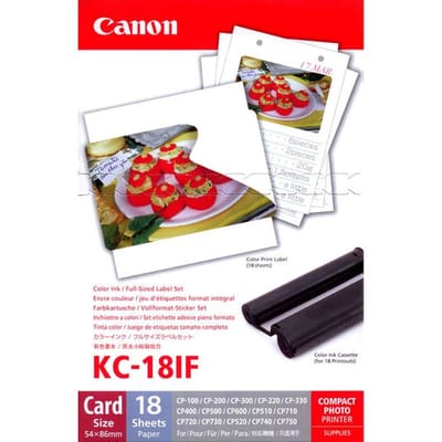 Canon KC-18IF - Inktcartridge - Origineel - Photo Sticker - 54x86mm - 18 sheets