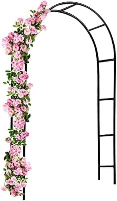 Metalen Stabiele Weerbestendige Tuin Trellis Klimhulp Metaal Tuinboog Rozenblaadjes
