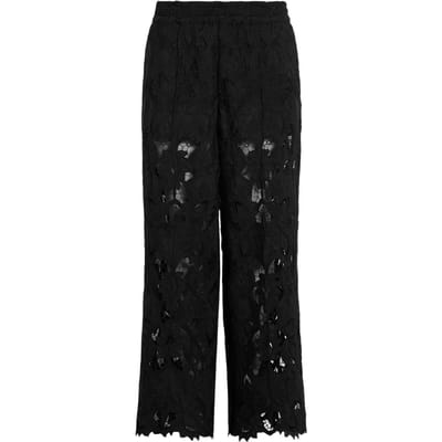AllSaints Charli Emb Trouser Black Größe: 8 | Stoffhosen Outlet | Damen | Schwarz