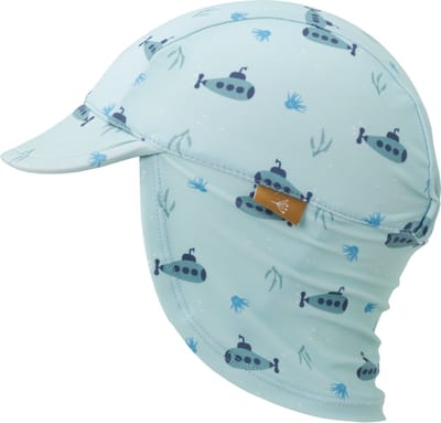 Fresk UV 50+ Zonnehoed voor kinderen 62 – Beschermende Reishoed – Hoofdbescherming Jongens - Blauw - Submarine
