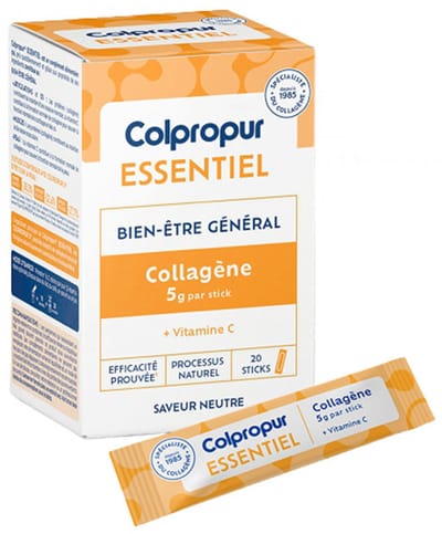 Colpropur Essentiel Algemeen Welzijn Collageen 5 g 20 Sticks