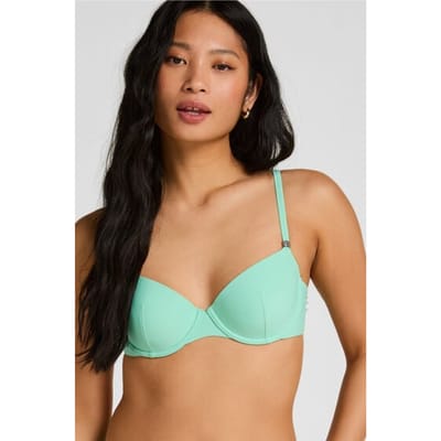 Hunkemöller Voorgevormde Beugel Bikinitop Luxe Groen