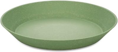 Diep Bord, 24 cm, Set van 4, Organic, Blad Groen - Koziol | Connect Plate