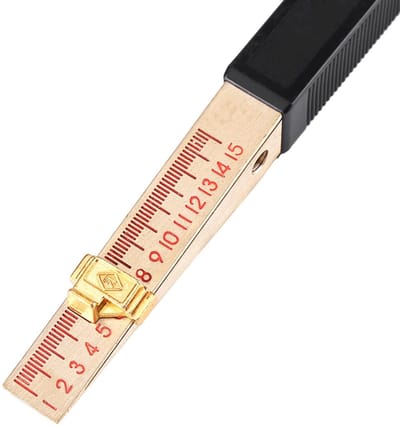 Allecto - Nonius Voelermaat - Voelermaat voor technische inspectie - 1-15mm - Nauwkeurigheid 0,2 mm - Perfect voor vlakheidsmetingen - Meetinstrume...