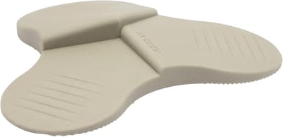 Deurstopper Wig - Deurwig Deurbevestiger - Bescherming Deur Muur - 3 Wig Hoogtes Flexibel - 10.8 x 1.9 cm - Taupe