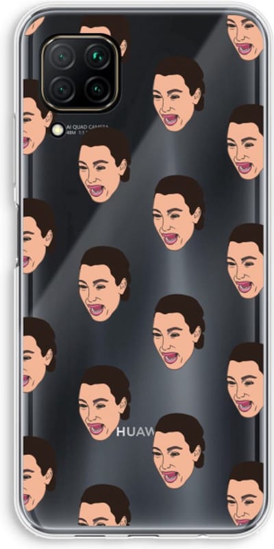 Case Company® - Hoesje geschikt voor Huawei P40 Lite hoesje - Ugly Cry Call - Soft Cover Telefoonhoesje - Bescherming aan alle Kanten en Schermrand