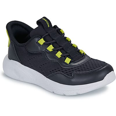 GEOX SPRINTYE FAST IN JONGENS Sneakers - MARINEBLAUW/LIMOEN - Maat 29