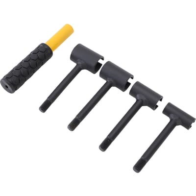 Deurscharnier Afstelgereedschap 4 in 1 Set Heavy Duty Spleet Afstelsleutel Gebruiksvriendelijk voor Residentieel Commercieel geel
