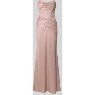 Maxi-jurk in off-shoulder-look met draperieën