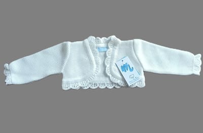 Mac Ilusion baby vestje / bolero | 0074 | crudo / creme | maat 56| 1 maand