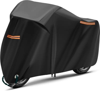 Waterdichte Motorhoes voor Buiten XL - 210T Oxford, UV-bestendig, Stof- en Regenbescherming, Scheurvast met Anti-diefstal Opening en Winddichte Sluiting - Afmetingen 230x95x125cm