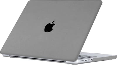 Lunso Geschikt voor MacBook Air 13 inch (2022-2026) cover hoes - case - Sand Gray