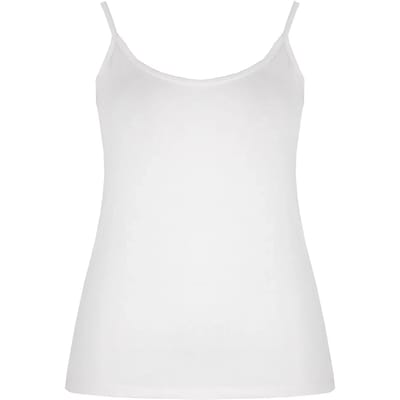 Damestanktop van viscose Mat Fashion Basic