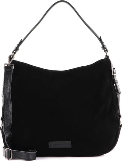 FREDsBRUDER Leren Schoudertas Sylvin Hobo Black Zwart