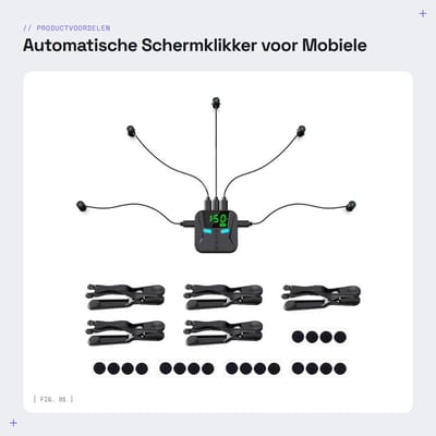 Dailygoods - Automatische Schermklikker voor Mobiele Telefoons