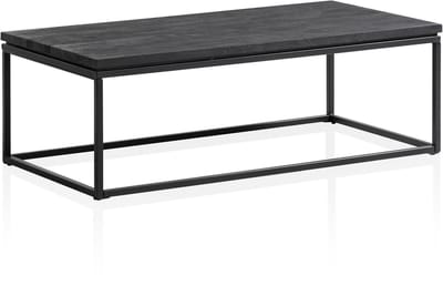 Salontafel mango 120 cm zwart