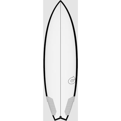 Torq Tec Go-Kart Rail 5'8 Surfboard patroon