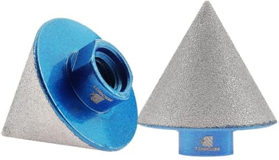 Tegelboor Set - Diamant Boren - Gaten Vormen - Vacuüm Gesoldeerd - 2 stuks 50mm - Zilver