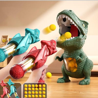 Dinosaurus Schieten Tyrannosaurus Rex Bal Zachte Kogelgeweer Ouder Kind Interactief Puzzelspeelgoed voor Kinderen