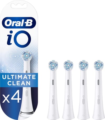 Oral-B iO Ultimate Clean - Opzetborstels - 4 Stuks - Opzetstukjes Tandenborstel Oral B