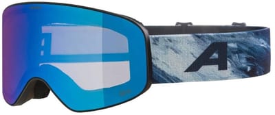 Alpina Fernie Q-Lite Junior Skibril 2025 | Zwart-Blauw | Categorie 2