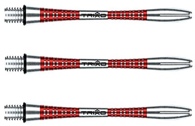 Aluminium Rood Dartstengels - 3 Stuks per Set