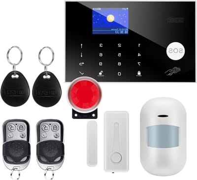 Huis Beveiligingssysteem - Smart Alarm - Veiligheid Thuis - Wifi en GSM - 180x114x21 mm - W7B15
