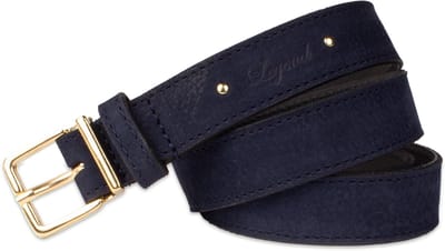 Legend Dames - Leren riem - Blauw - 85cm