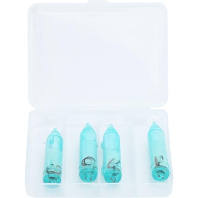 4 Stuks Vissen LED Aas Licht Onderwater Aas Lamp Waterdicht Aas Licht Blauw met Doos white