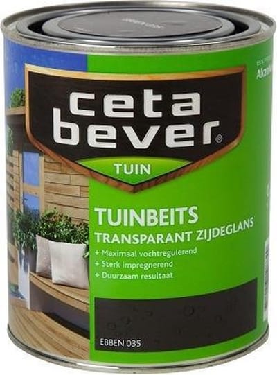 Cetabever Transparante Tuinbeits - 0,75 liter - Ebben