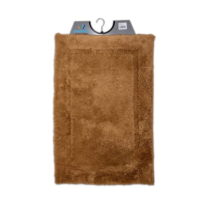 Wicotex - Badmat Taupe - Badmat - Antislip onderkant - Afmeting 60x90cm